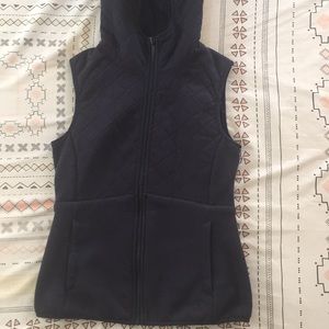Reversible Navy North Face Vest